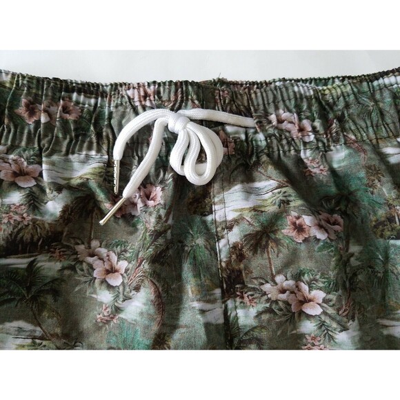 Slate & Stone Floral Swim Trunks 5" Men's Shorts Size XL Cabo Green * - Picture 4 of 9